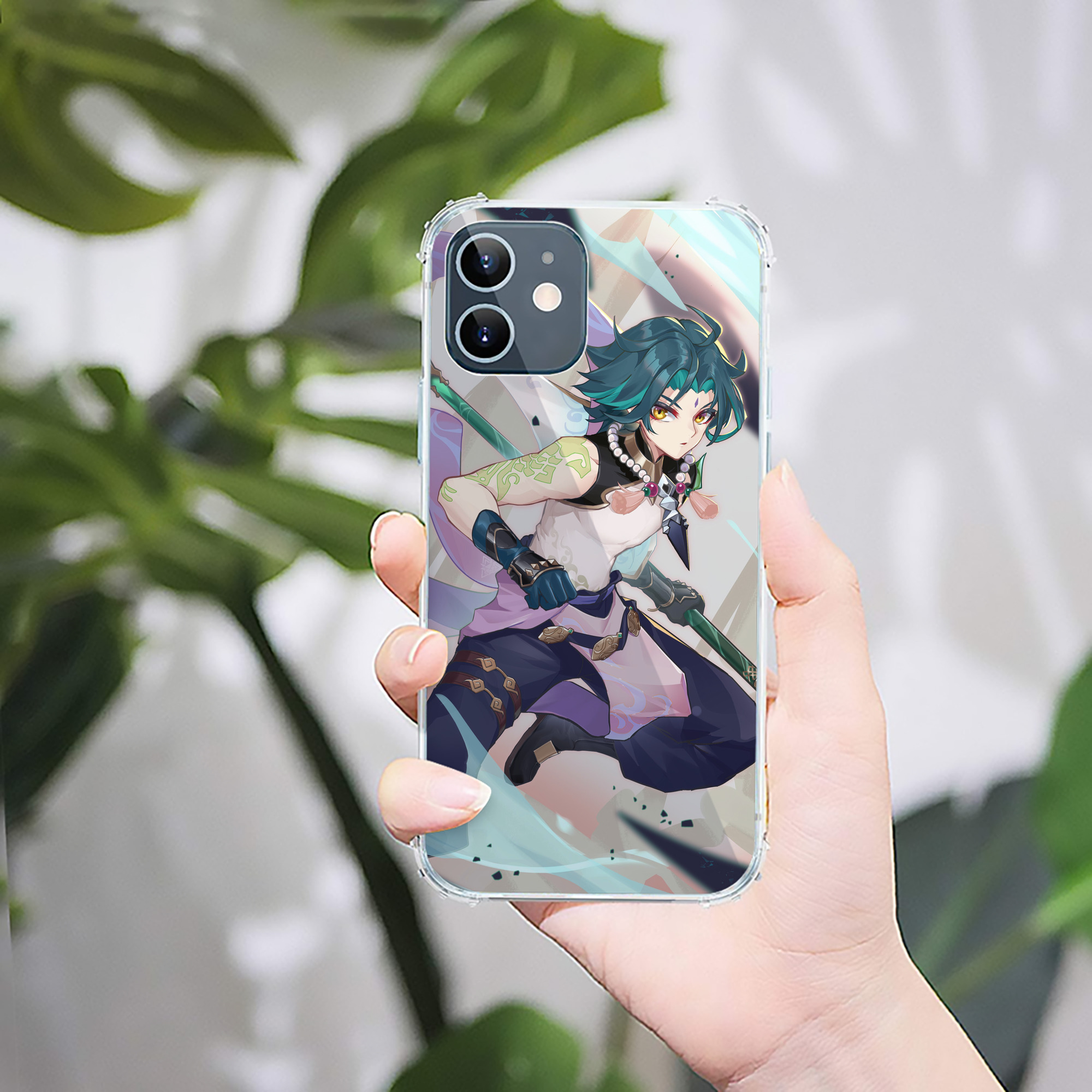 げんし神 genshin 【iPhone 12シリーズ対応】透明スマホケース（クリアソフトケース）